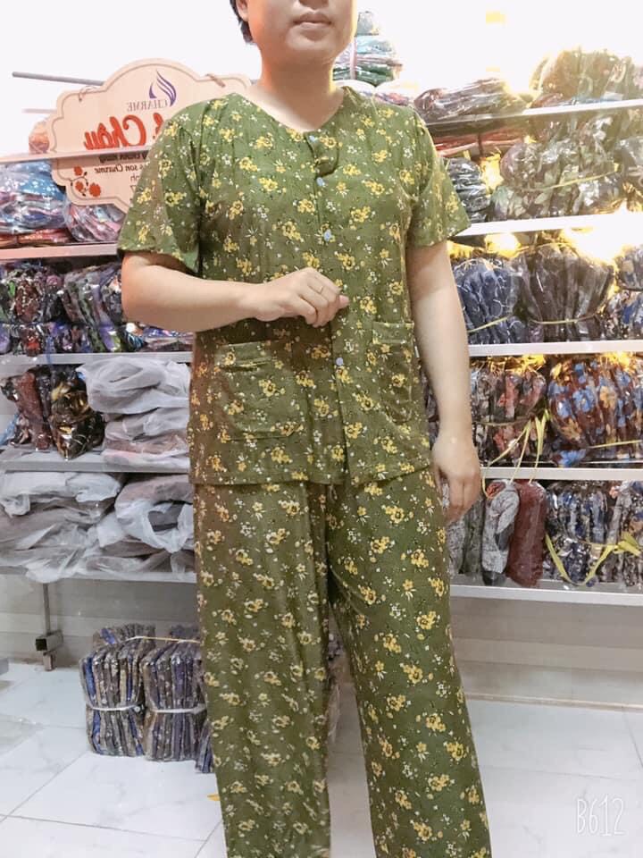 Bộ bà già túi thun lạnh tay ngắn
