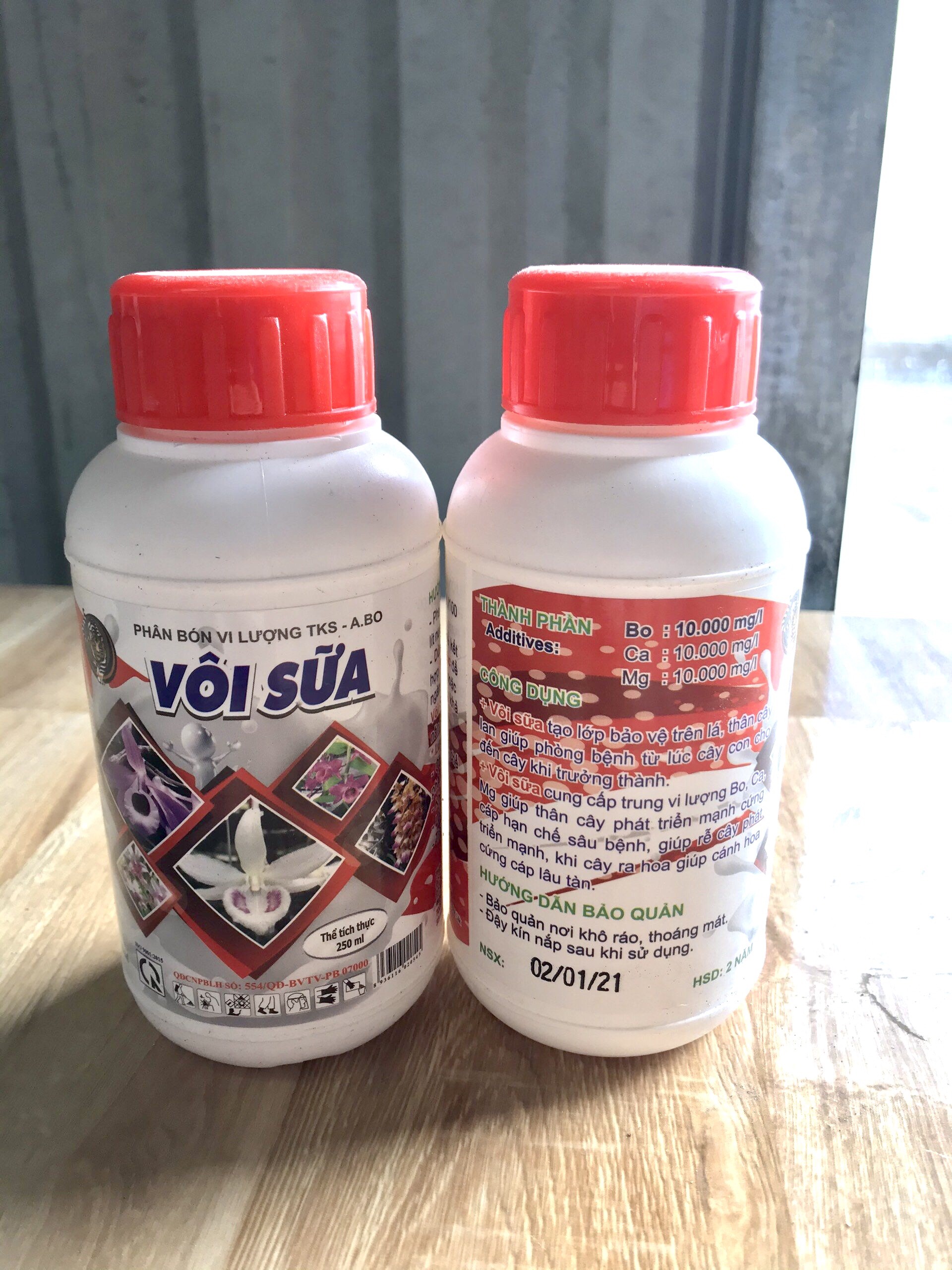 PHÂN BÓN VI LƯỢNG TKS – VÔI SỮA 250ML