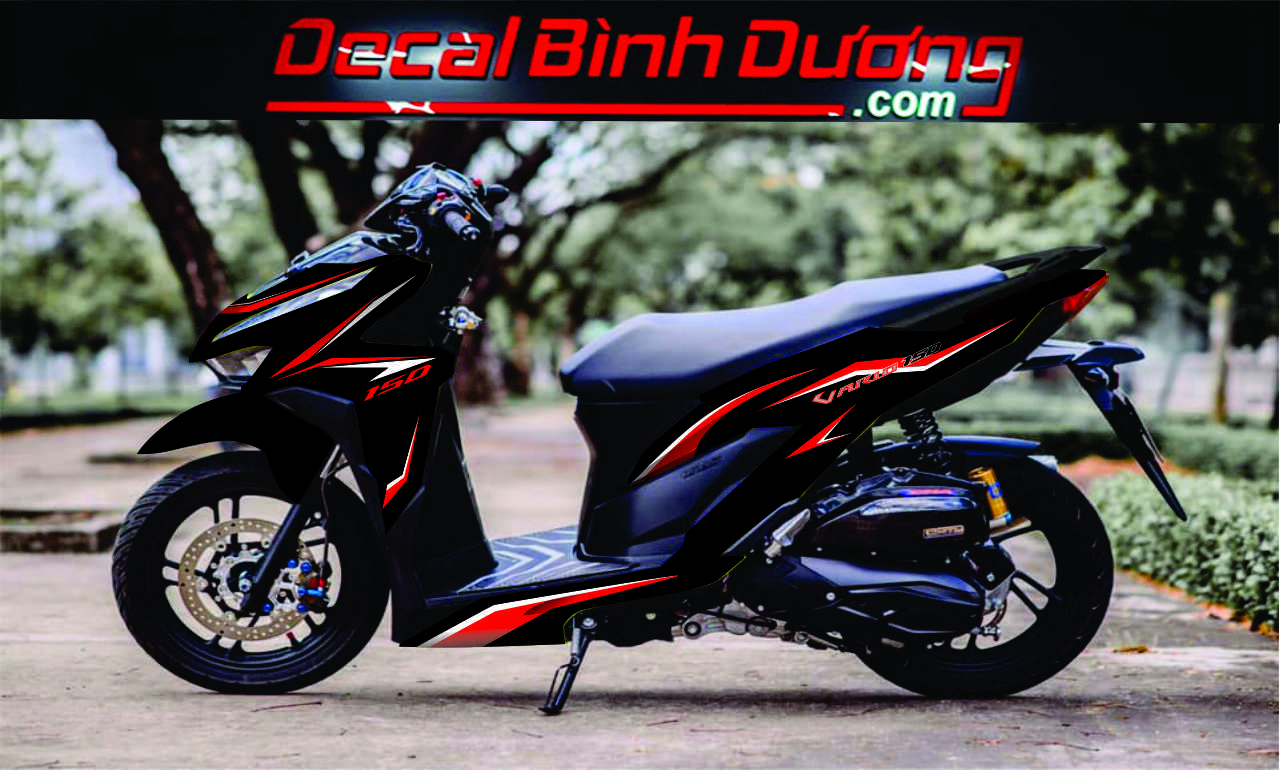 Tem Vario 150 Rời Màu Đỏ Đen