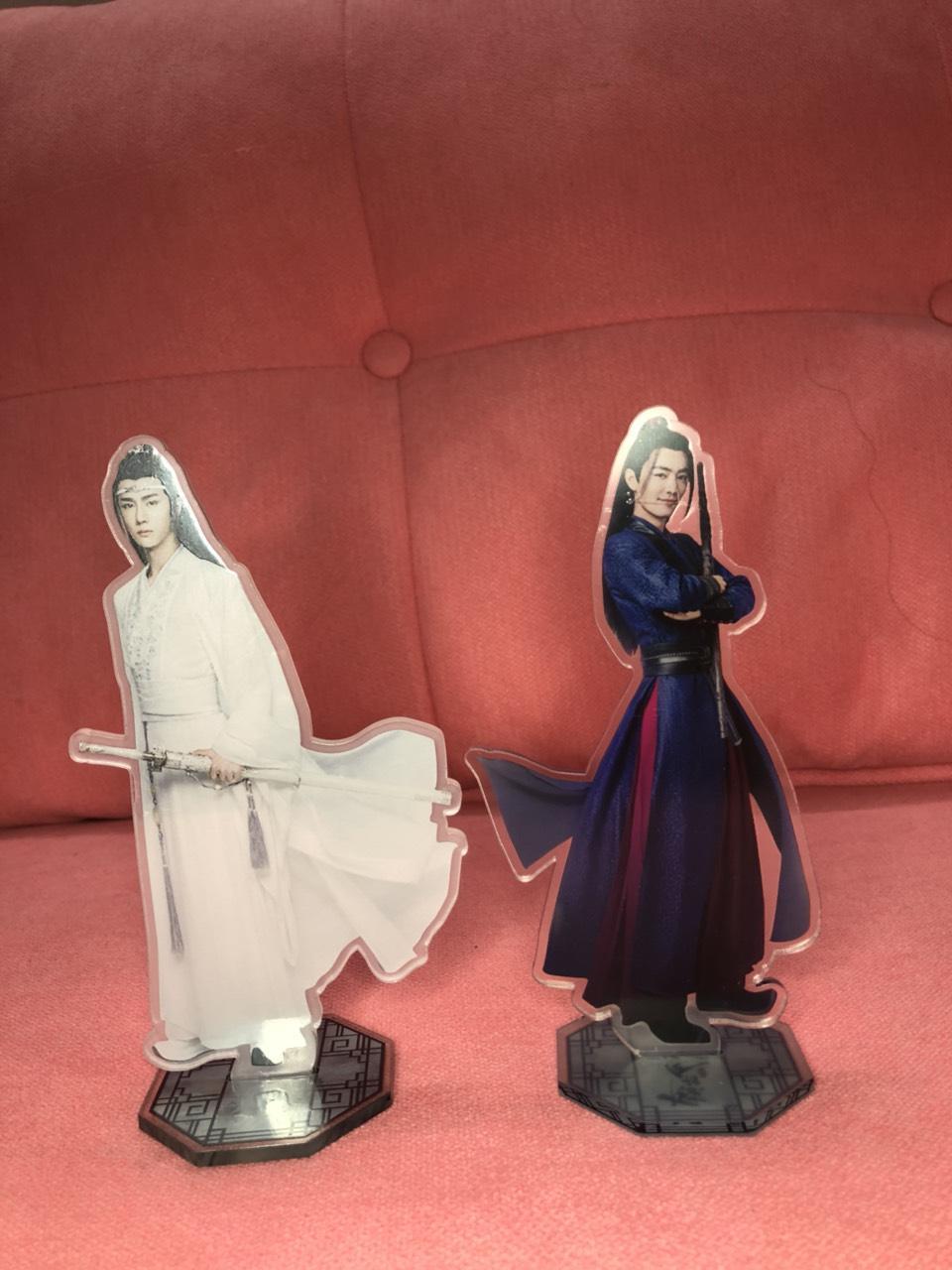 Standee Trần Tình Lệnh Lam Vong Cơ Ngụy Vô Tiện Ma Đạo Tổ Sư tượng đứng acrylic mica anime mô hình trang trí trưng bày  Tiêu Chiến Vương Nhất Bác