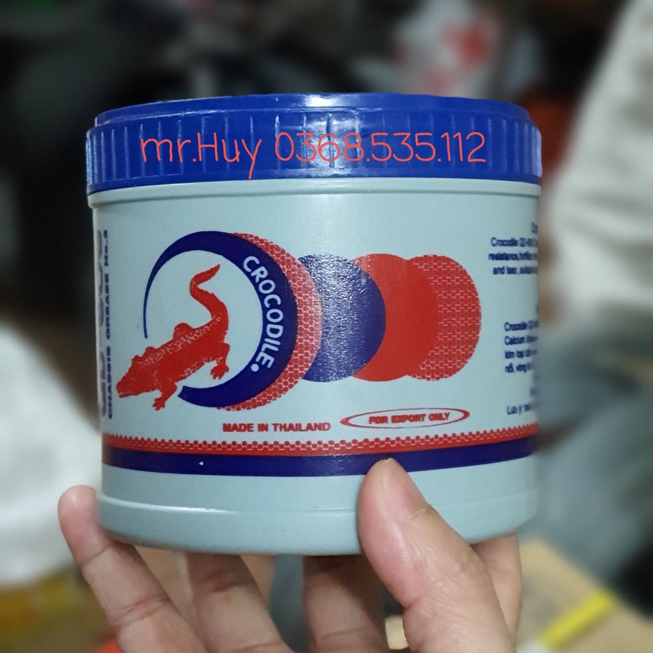 Mỡ bôi trơn đa năng Cá sấu - Crocodile QD 606 Chassis Grease No.2