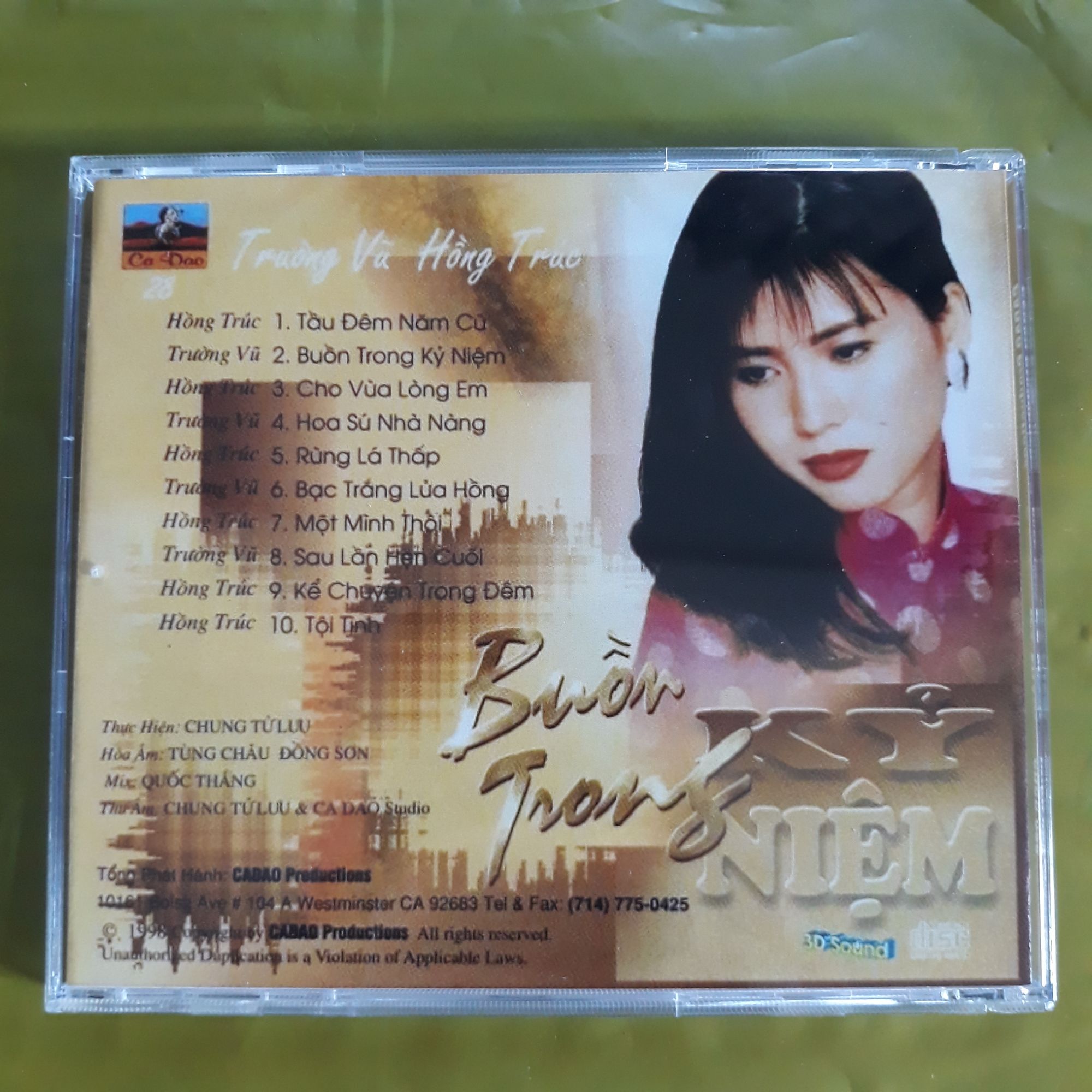 Bộ 3 đĩa cd Trường Vũ, Hồng Trúc