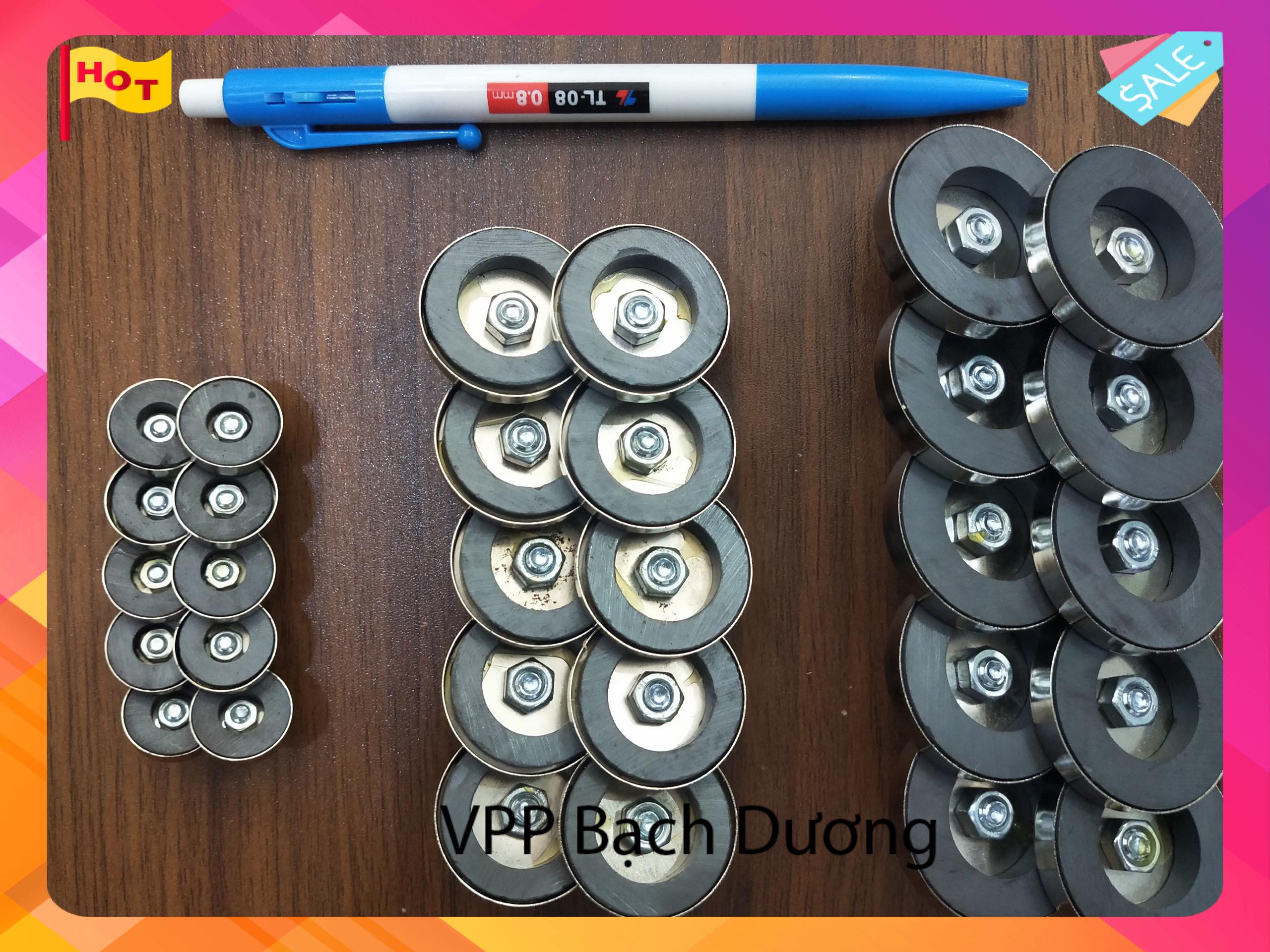 Nam châm núm trung - bịch/10 cái
