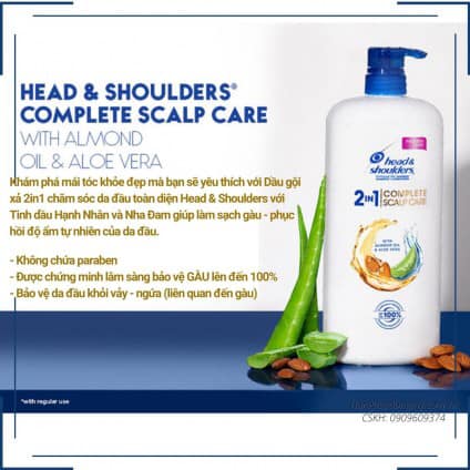 🌸 Dầu gội xả Head&Shoulder 2in1 Complete Scalp Care  🇺🇸