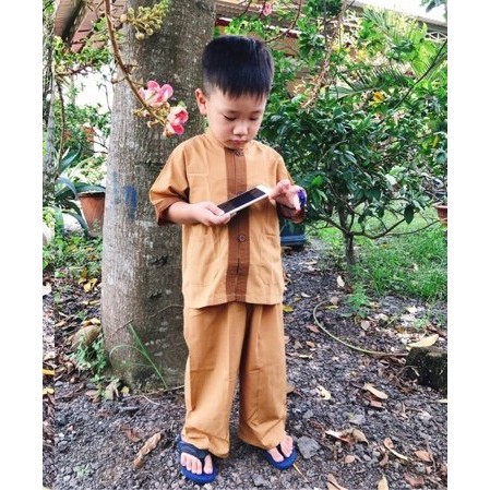 Quần Áo Đi Chùa Cho Bé Trai