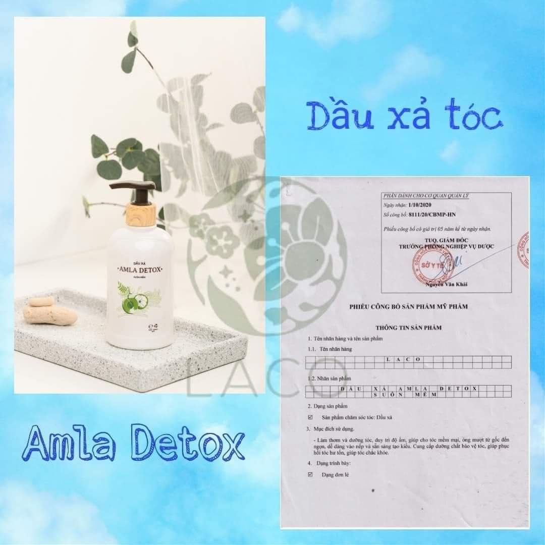 Bộ 3 Gội+Xả+serum AmlaDetox [Chính Hãng + Phiếu Bảo Hành 10 triệu]