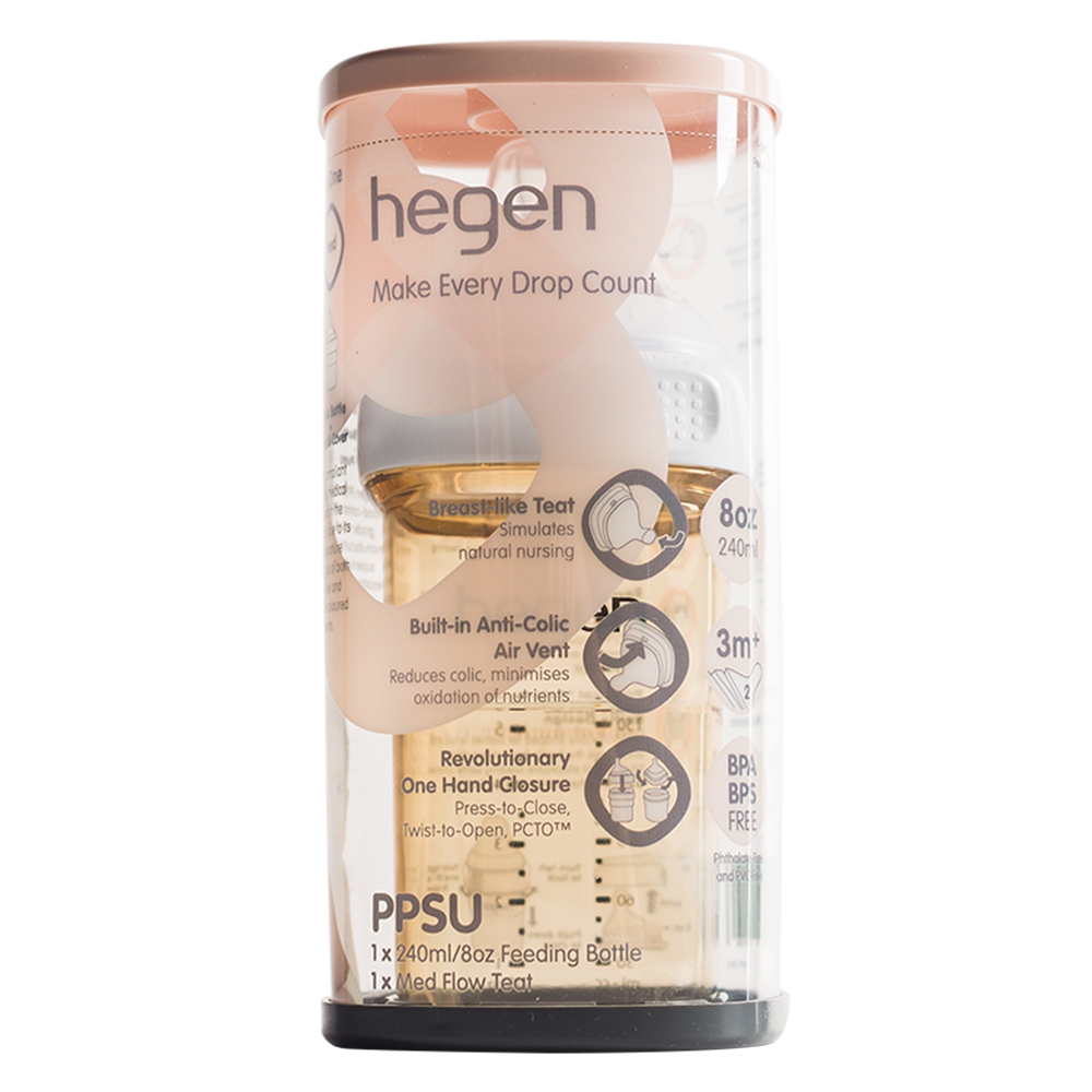 Bình sữa Hegen PPSU 240m (3-6M)
