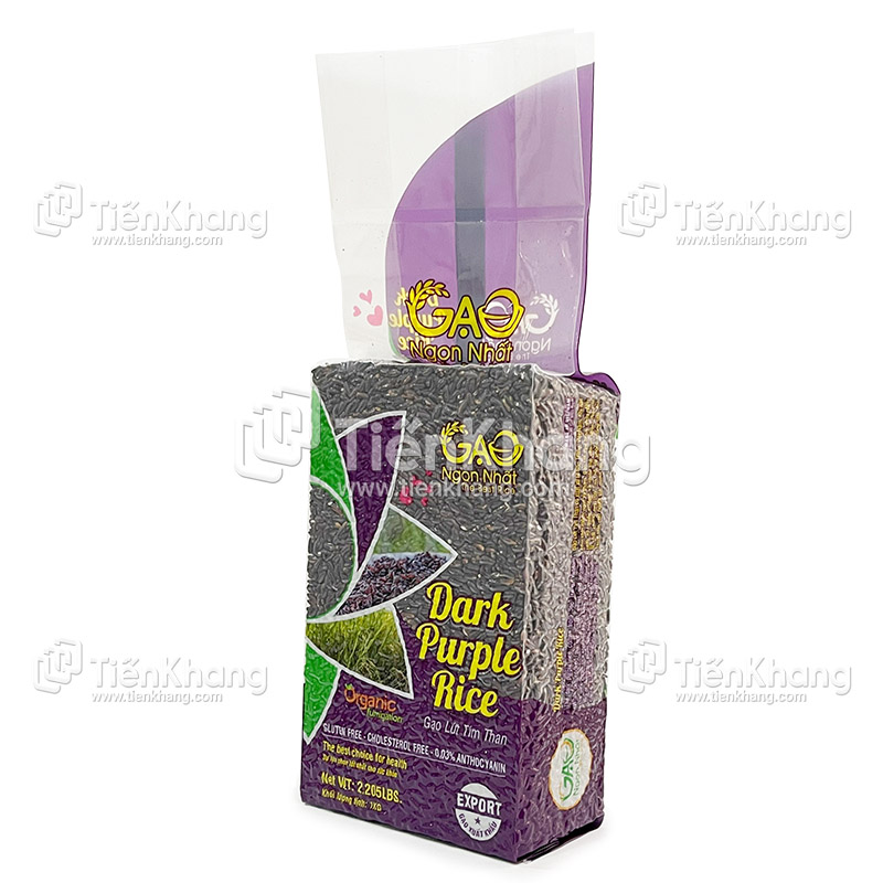 Gạo Lứt Tím Than Export - Túi (1kg)