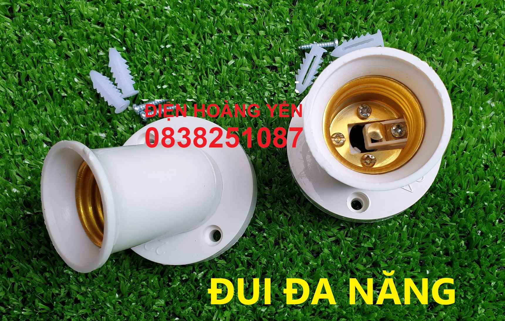 Đuôi Đèn Gắn Tường Xoay Đa Năng