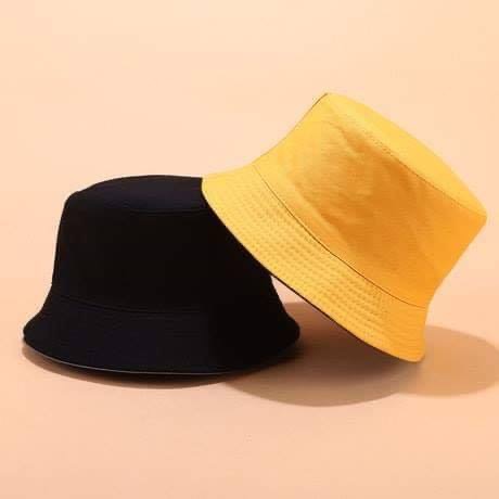 Mũ bucket tại bèo 2 mặt trơn đội đc 2 kiểu đẹp
