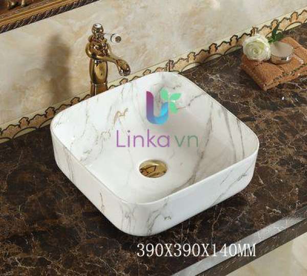 Chậu rửa lavabo gốm sứ nghệ thuật LAV0063 – Phong cách sang trọng trang nhã