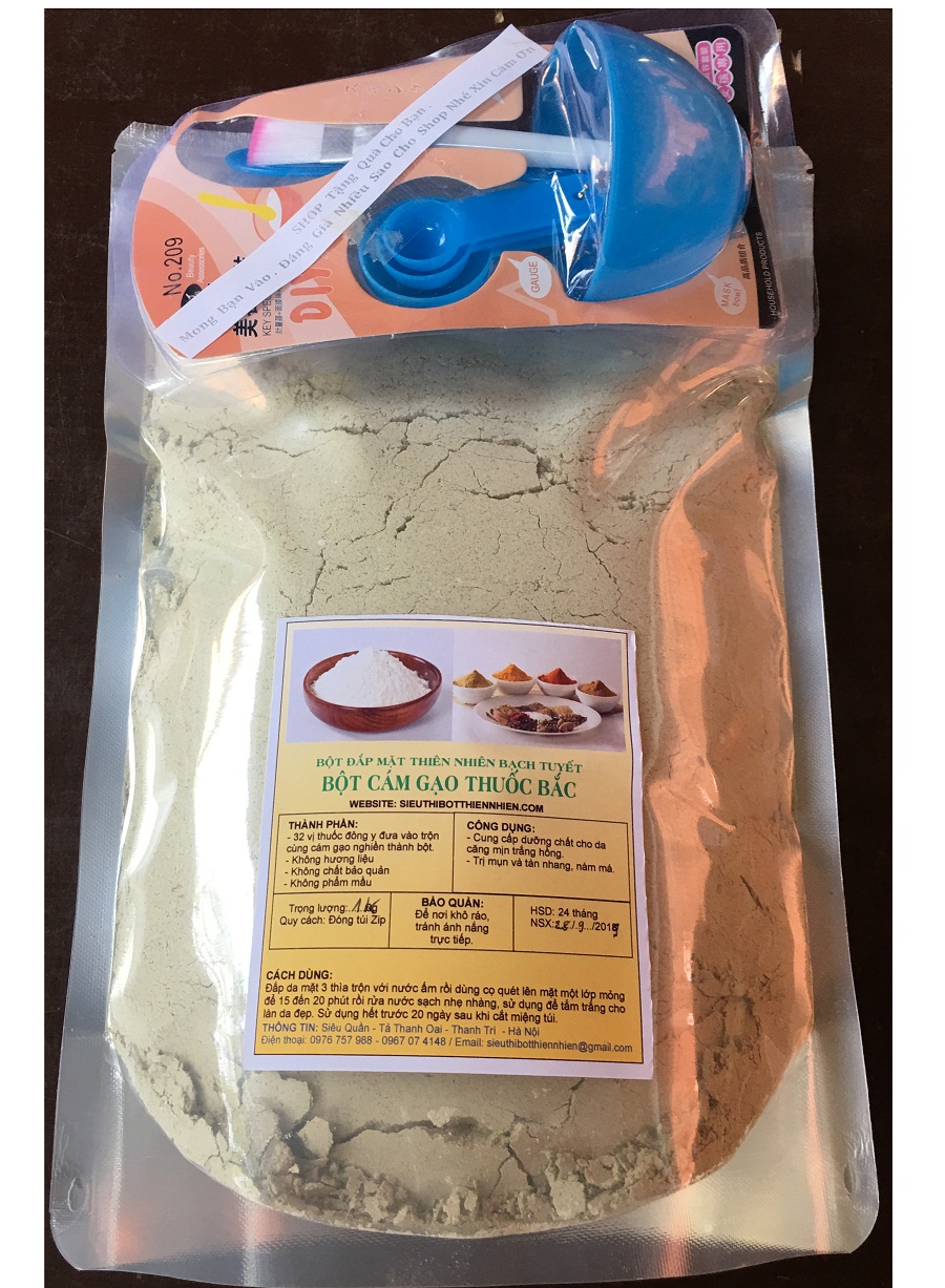100g Bột Cám Gạo Thuôốc Bắc -  Bạch Tuyết