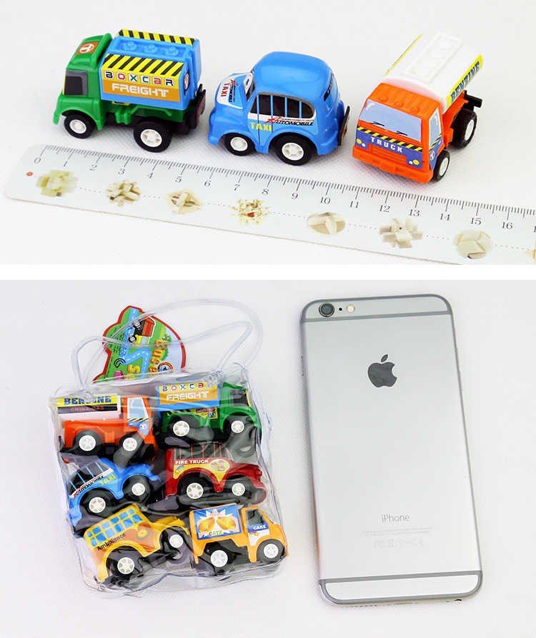 Bộ 6 Xe Ô Tô Mini Chạy Đà Cho Bé