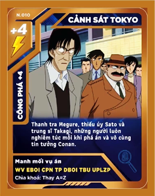 Thẻ Toonies Conan Nâu - Một Thẻ