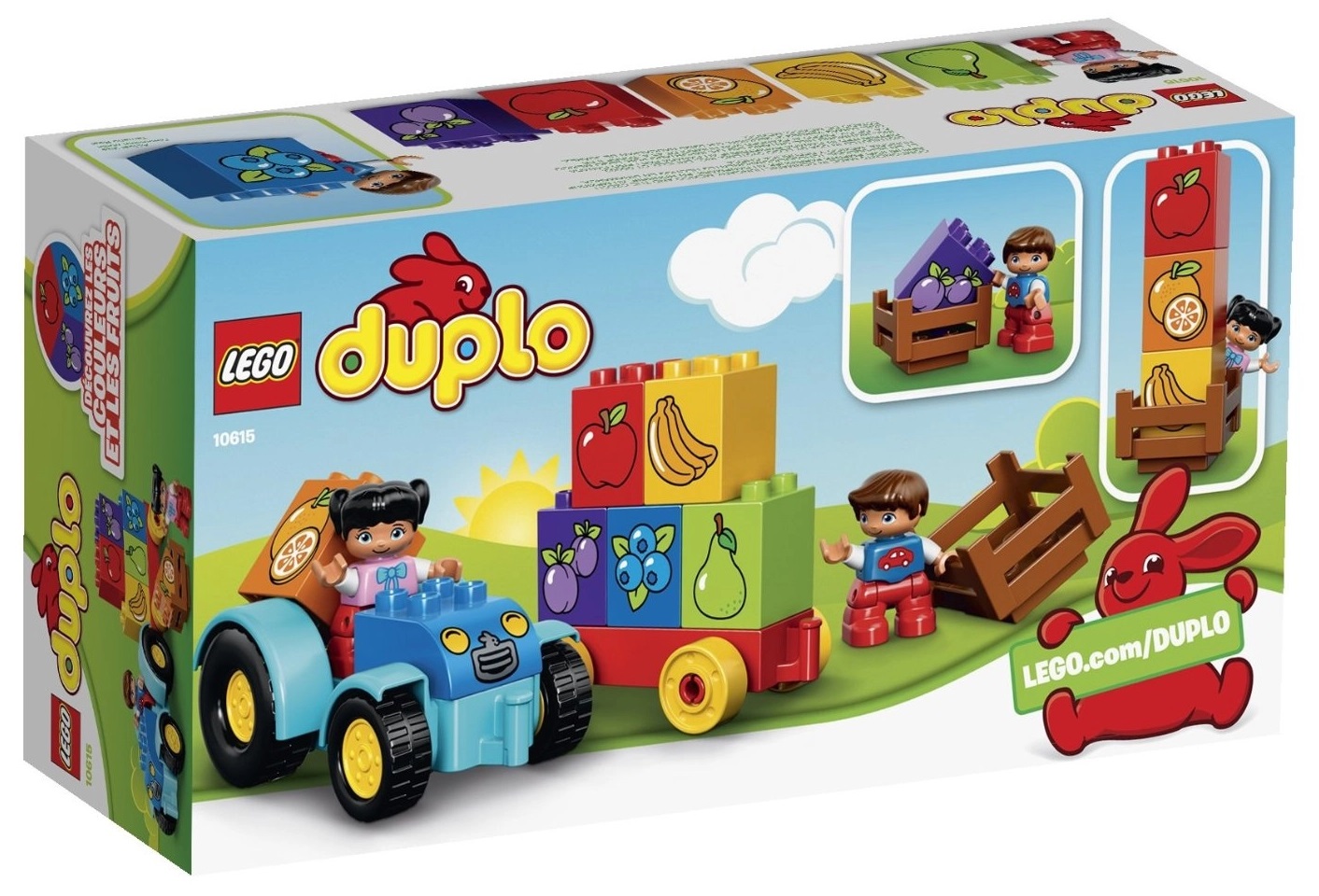 [HAPPY BRICKS] LEGO DUPLO - 10615 - XE MÁY KÉO ĐẦU TIÊN CỦA BÉ - MY FIRST TRACTOR