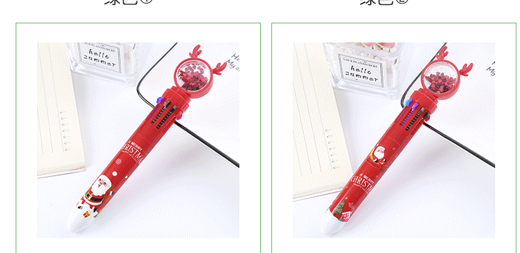 Bút 10 ngòi noel, giáng sinh