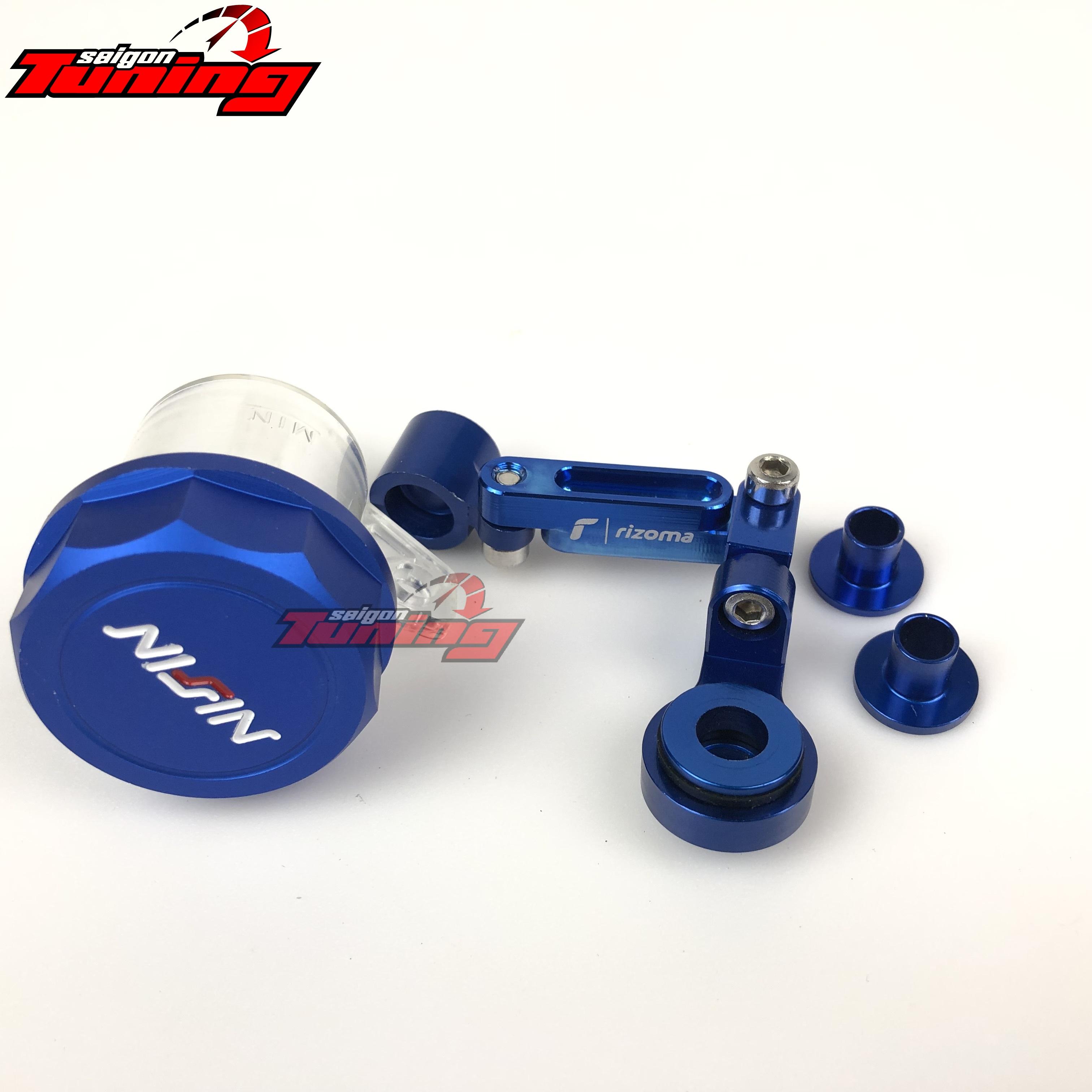 [HCM]Combo bình dầu + pass gắn - Màu xanh Blue  SaigonTuning