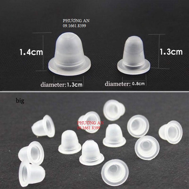 Chum silicon, chum nhựa đựng mực (~100 chiếc)