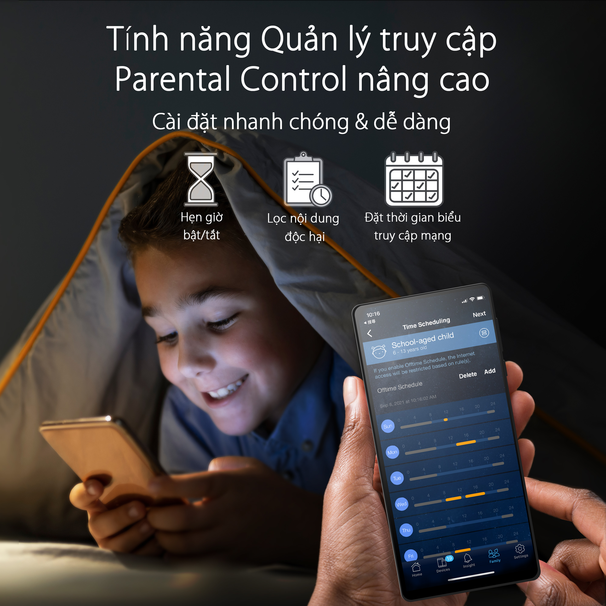 [Trả góp 0%]Router Wifi Asus RT-AX58U V2 Chuẩn AX3000 Dual Band WiFi 6  (router WiFi có thể mở rộng) - Hàng Chính Hãng