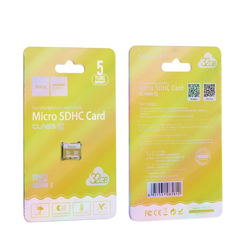 Thẻ nhớ Hoco 32Gb Class 10 tốc độ cao (hàng chính hãng, BH 5 năm)