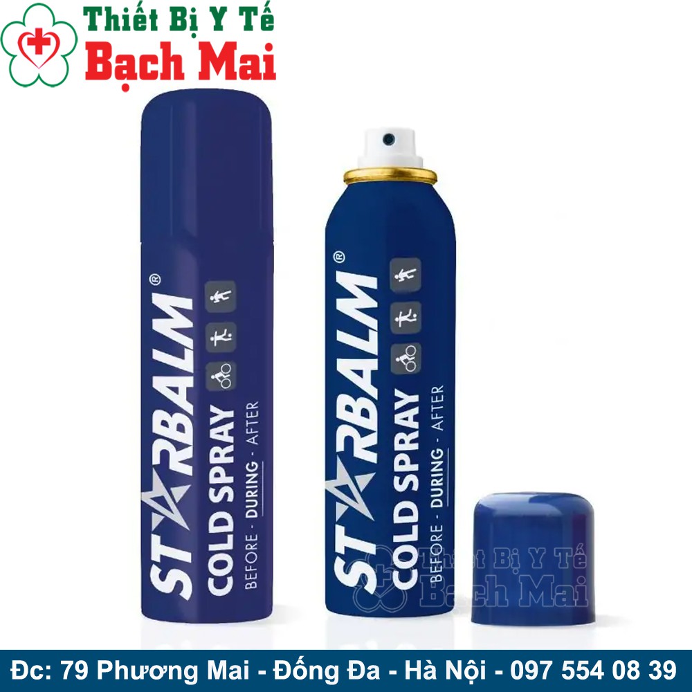Chai xịt lạnh giảm đau thể thao starbalm 150ml - hà lan
