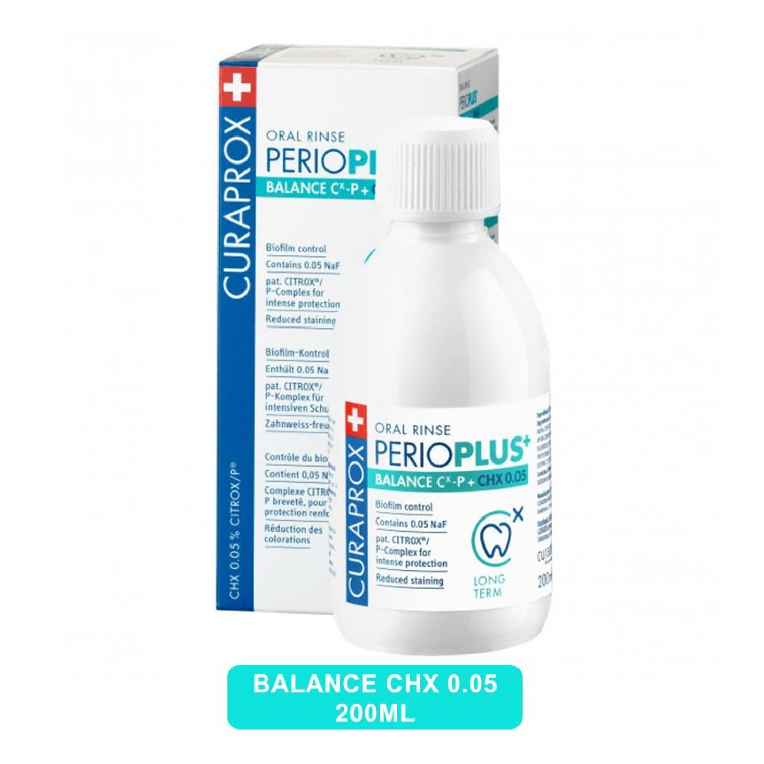 Nước súc miệng sát khuẩn Curaprox Perio Plus 10ml 200ml
