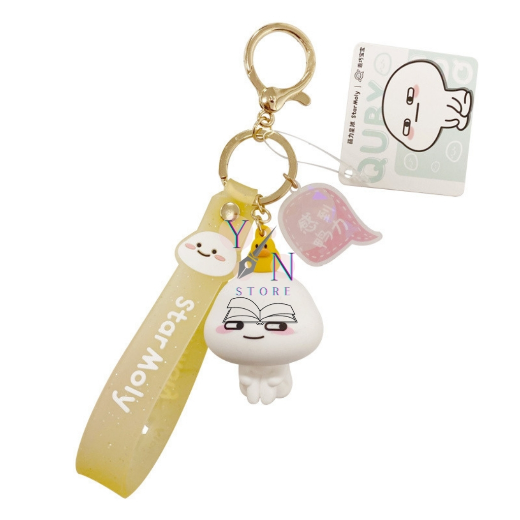 Móc Khóa Hoạt Hình 50 Sắc Thái Siêu Cute