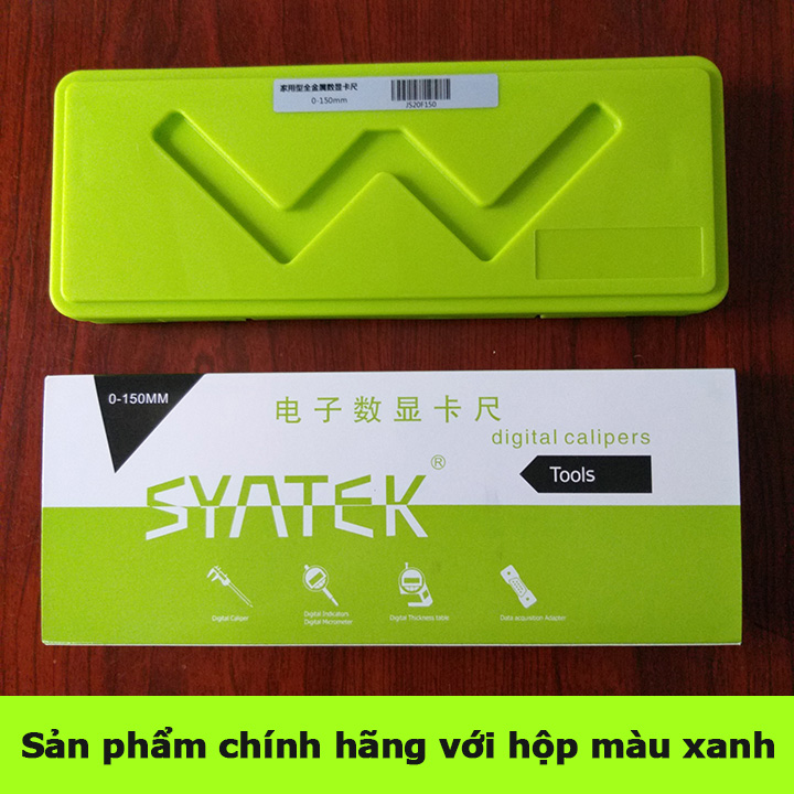 Thước kẹp điện tử thép không gỉ 150mm.
