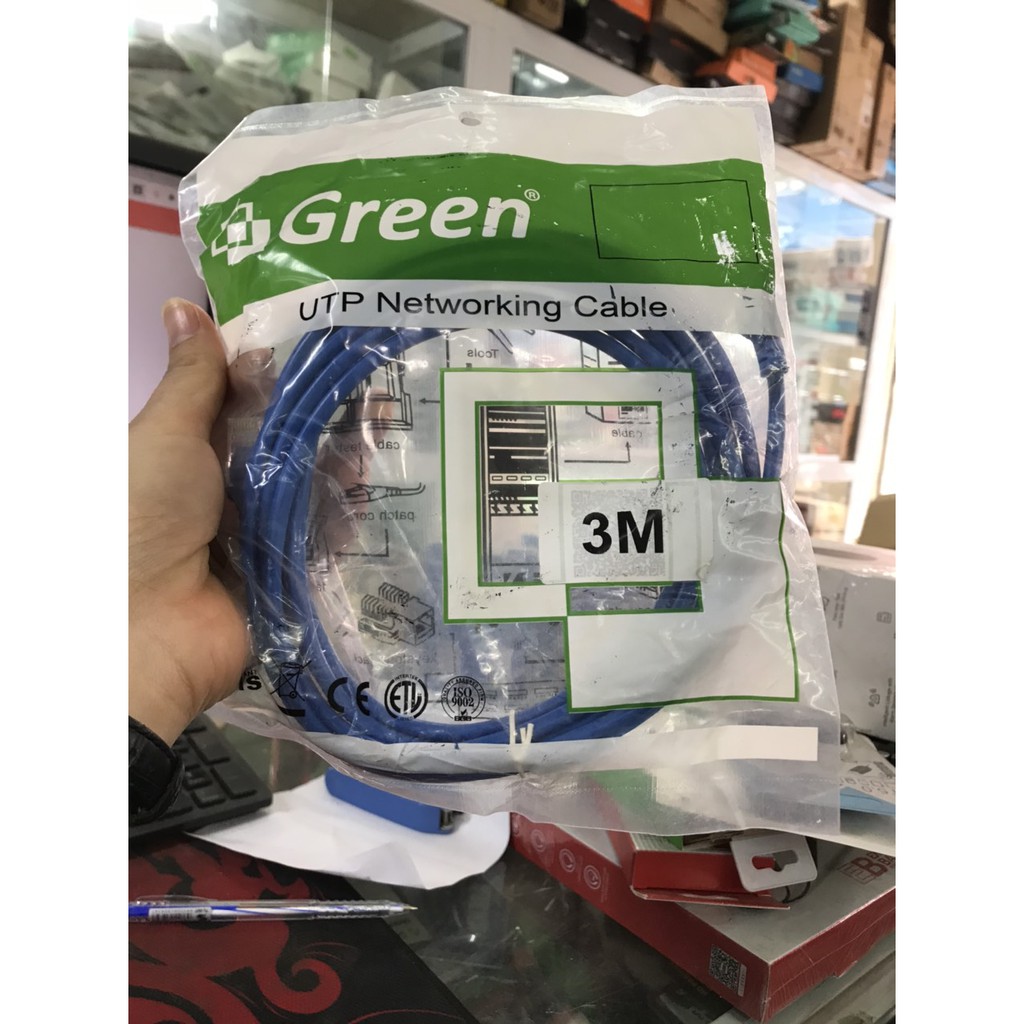 Dây mạng bấm sẵn 2 đầu dài 3m
