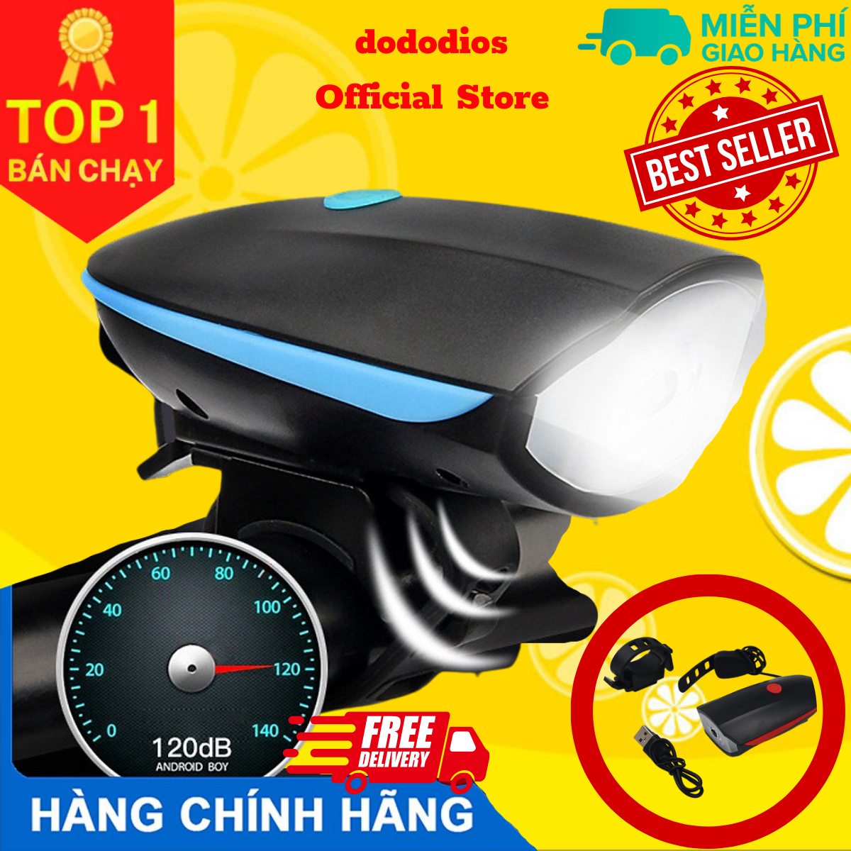 Chuông xe đạp còi xe đạp leo núi điện tử âm thanh lớn 120db chuông cảnh báo ghi đông xe đạp siêu nhẹ chống nước phụ kiện xe đạp, còi xe đạp điện tử siêu thanh 6 chế độ hsa0883, chuông xe đạp còi lớn điện tử chuông điện