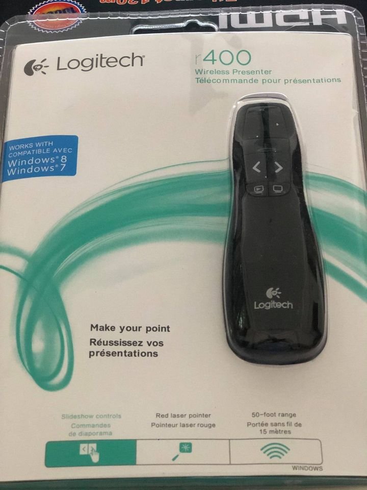 Bút trình chiếu Logitech R400 bảo hành 6 tháng