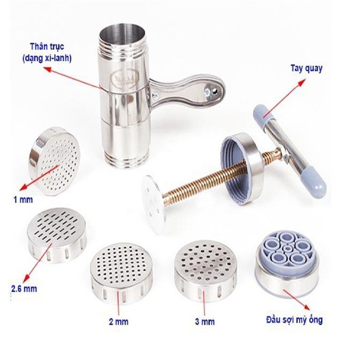 Dụng Cụ Làm Bún, Mì Tươi 5 Đầu