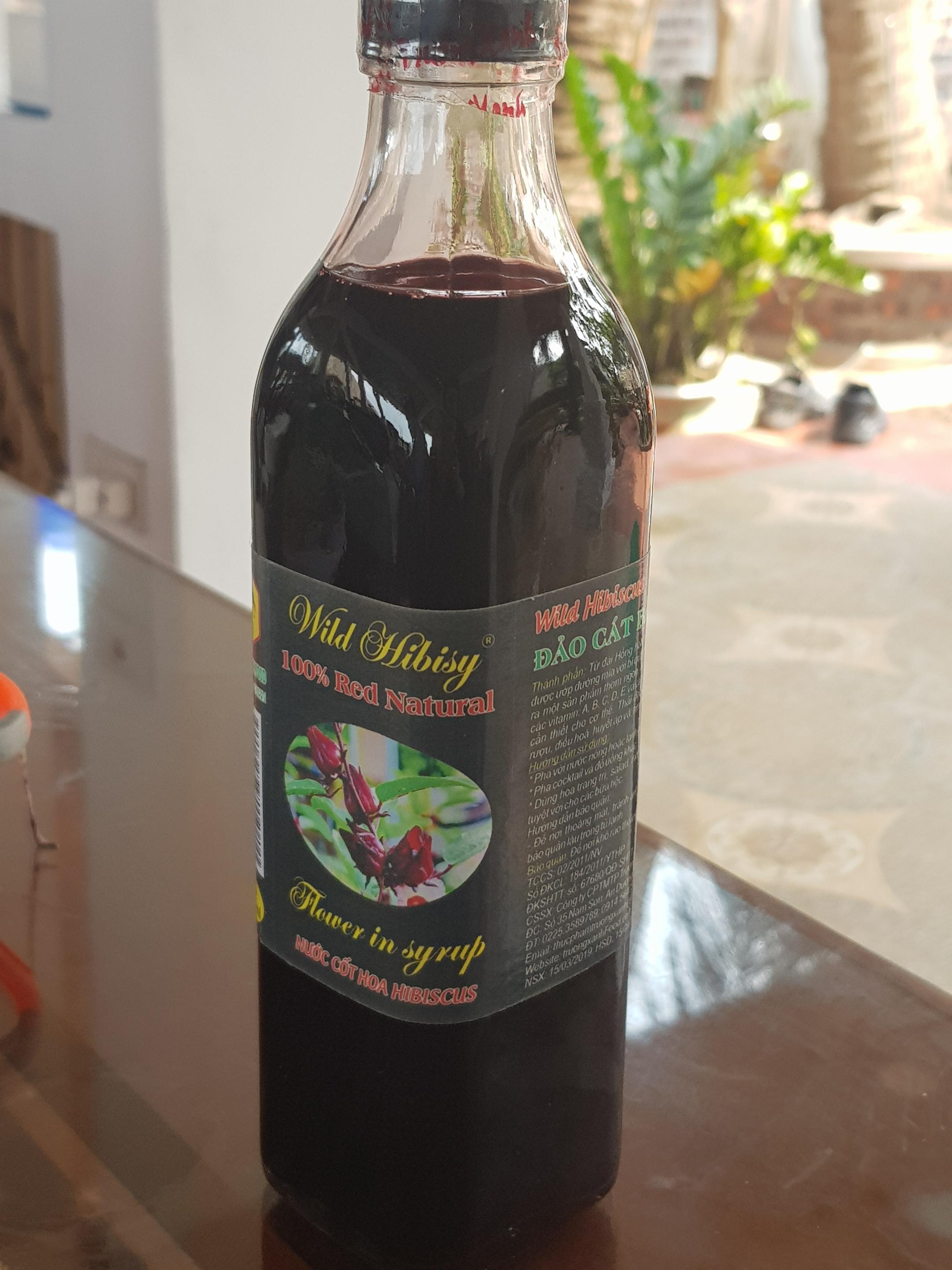 NƯỚC CỐT SIRÔ HỒNG HOA HIBISY