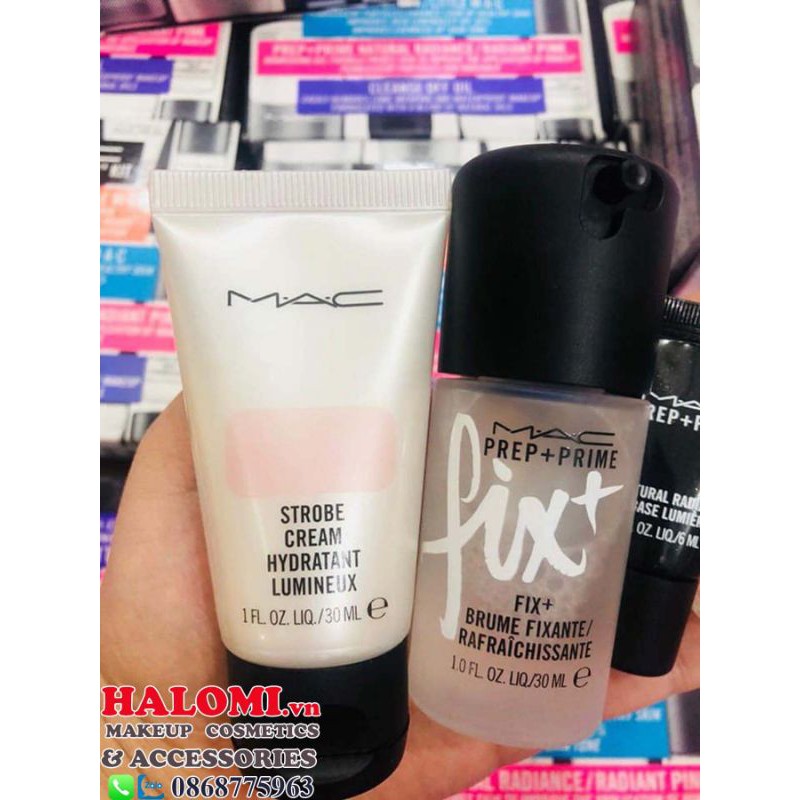 Set Kem Lót Và Xịt Khoáng Mac HALOMI STORE