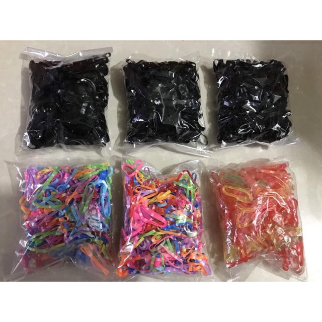 😍😍Thun cột tóc bịch 30 GRAM (MÀU NGẪU NHIÊN)