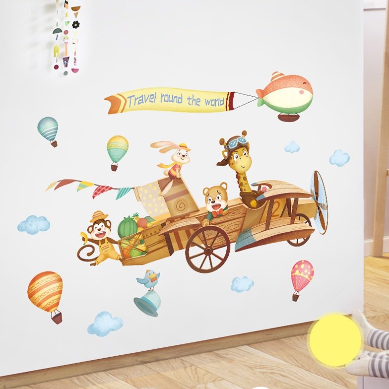 Decal dán tường Bay vào không gian - T21 -kiddecals