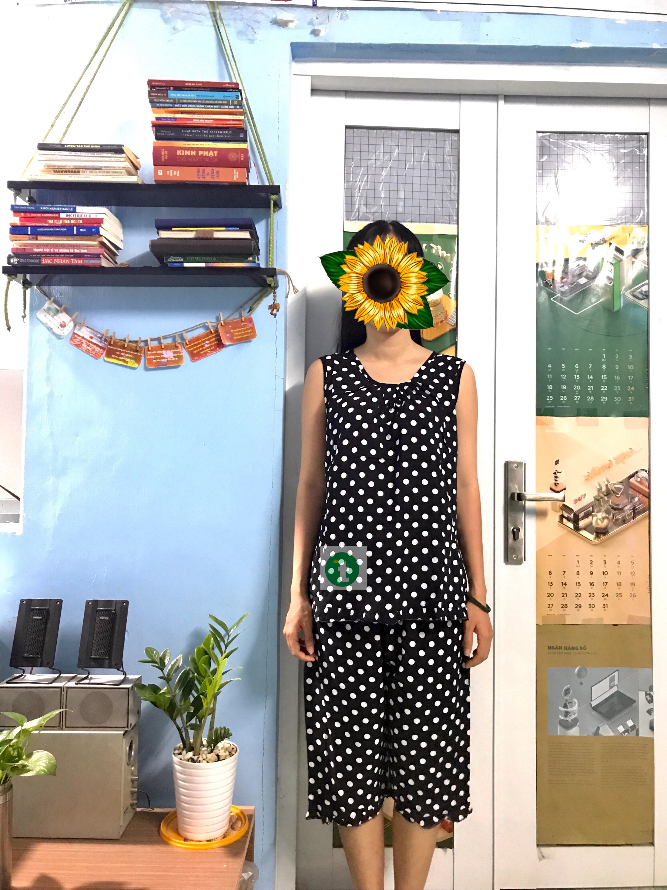 Bộ lanh tole lửng chấm bi (45-75 kg)