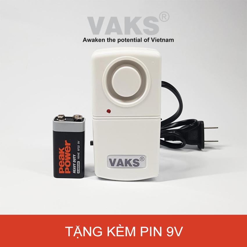 THIẾT BỊ BÁO ĐỘNG MẤT ĐIỆN, CÚP ĐIỆN VAKS  SA-113D 220V + kèm pin 9V