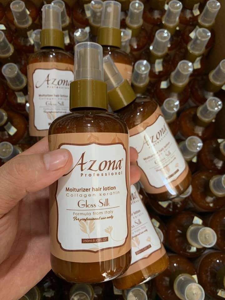 XỊT DƯỠNG TÓC AZONA COLLAGEN SIÊU MỀM MƯỢT 250ML