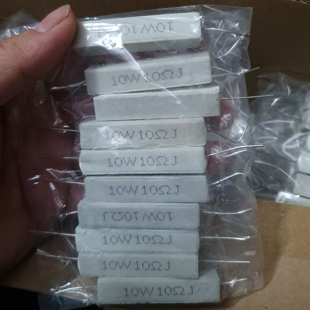 Trở sứ 10ôm 10w giá bán 10 con