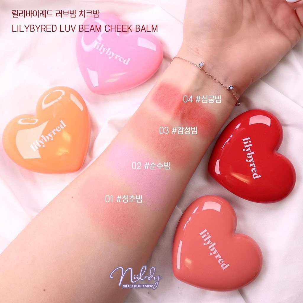 (DẠNG KEM)  Má hồng Lilybyred Luv Beam Cheek BALM