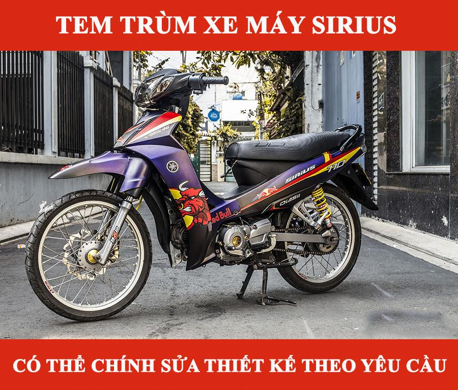 Tem trùm xe sirius xanh tím, team dán xe máy sirius, team trùm sirius, team trùm sirius, tem xe sirius, tem trùm sirius, tem xe sirius xanh tím