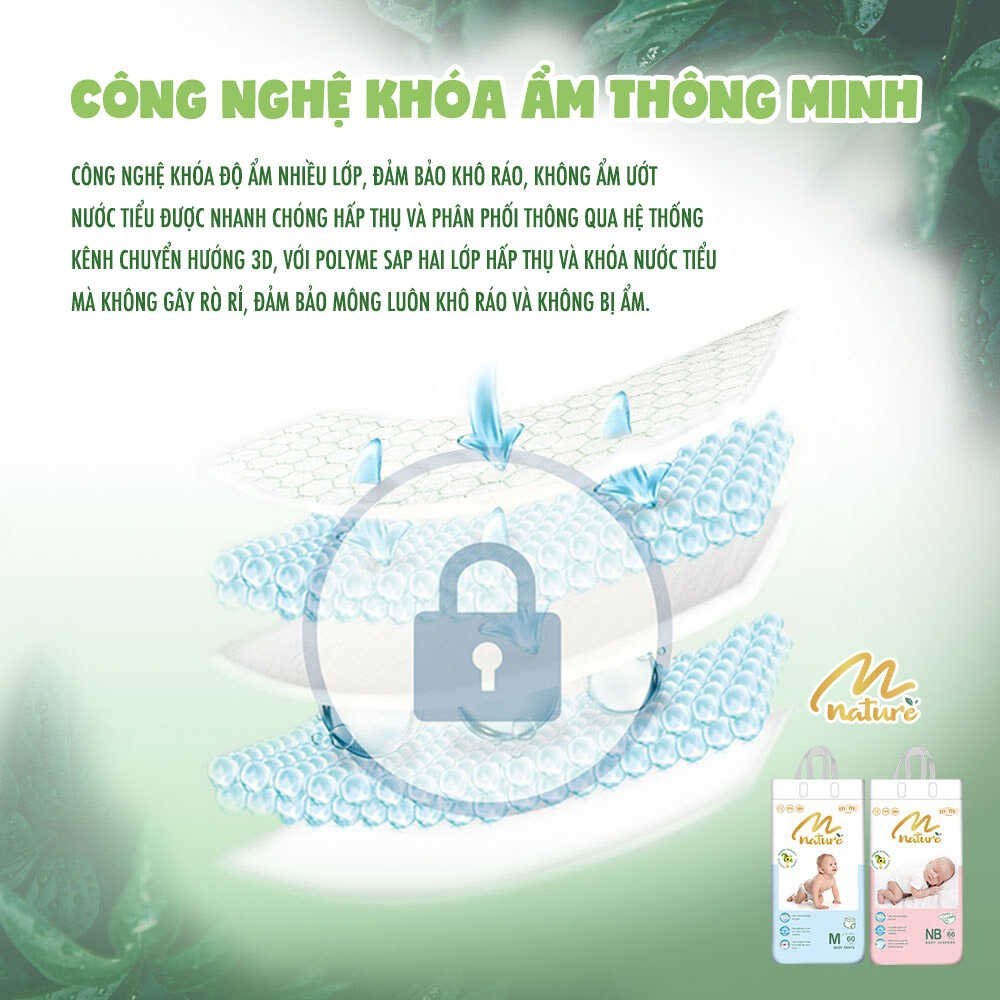 [Tặng KhănSữa]Bỉm Tã Momo Diamond NATURE Hạt Bơ Đủ Size(Thấm Hút Tốt Nhất)