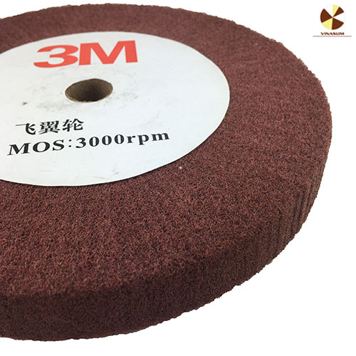 [HCM]Bánh nỉ đỏ 3M Vinasum 200mm