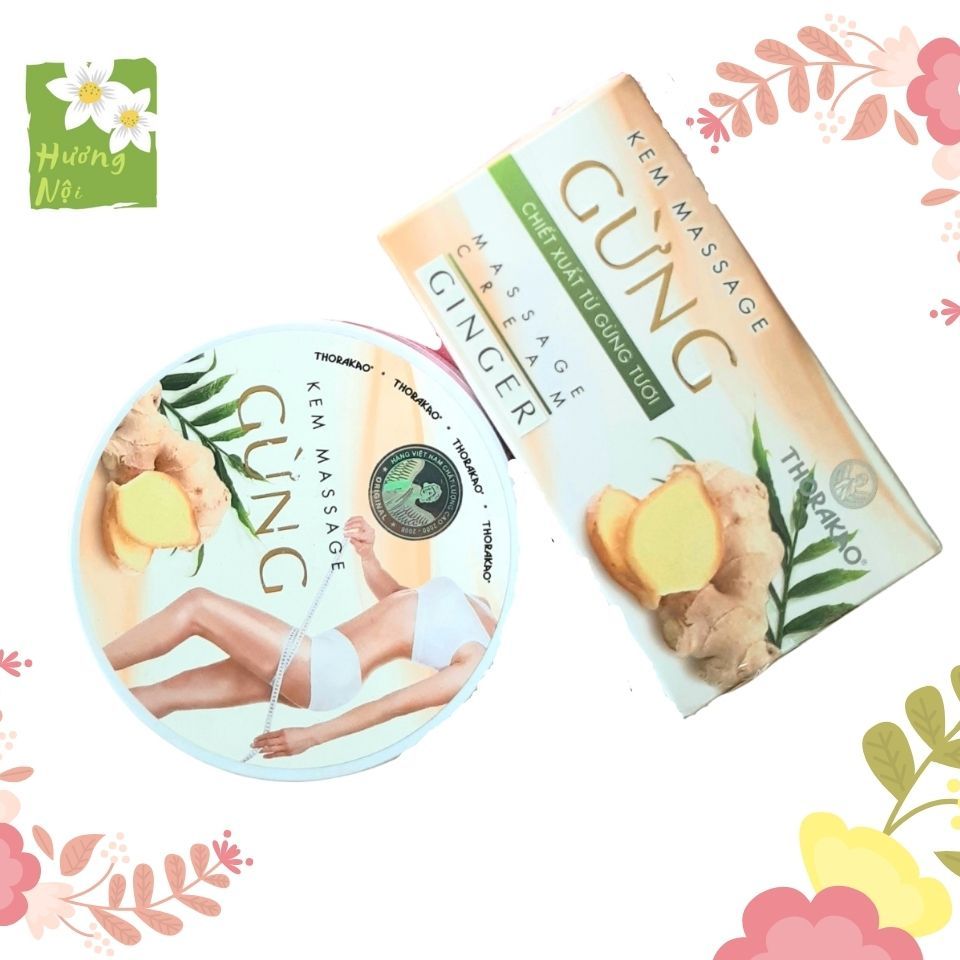 [HCM]Kem gừng massage săn chắc Thorakao 200g