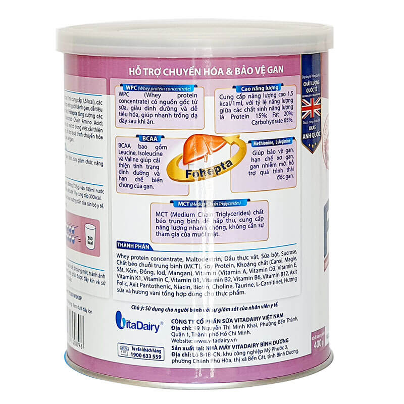 Sữa Fohepta 400g (Cho Người Bệnh Gan)