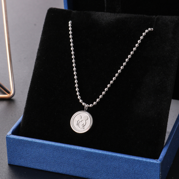 Cheap gold chain female titanium face Mickey-the standard titanium color ball beauty-commitment 1 Đổi 1 if rust