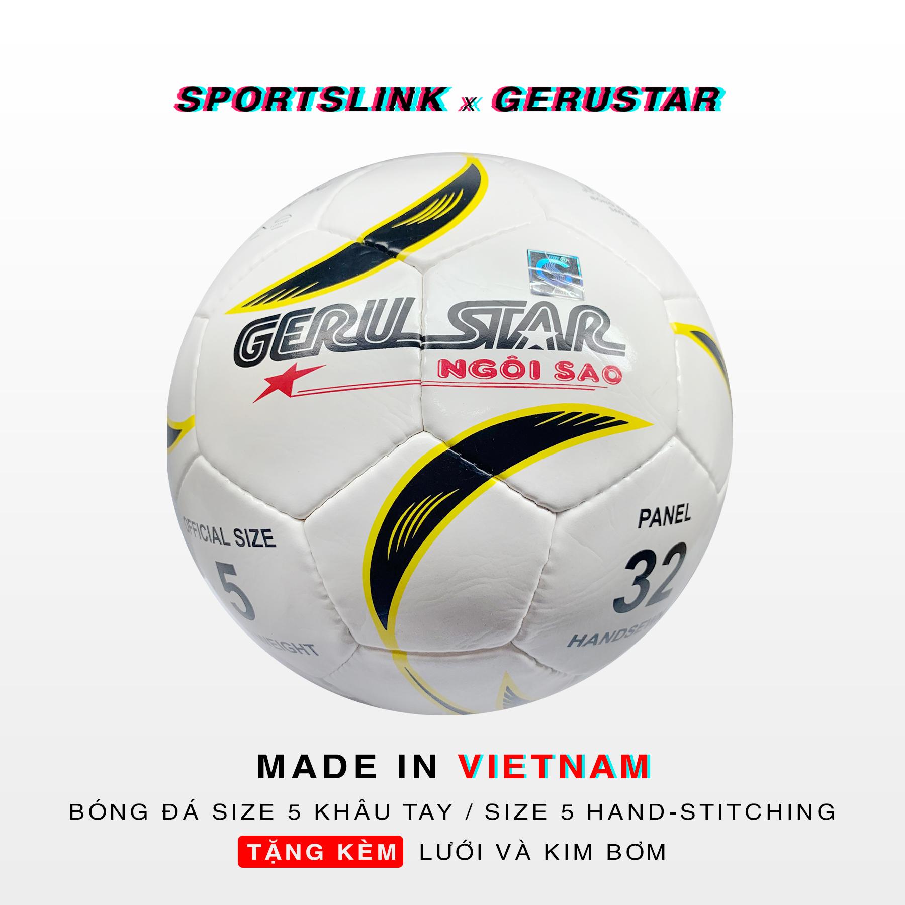 Bóng đá Gerustar Size 5 Sao Mai