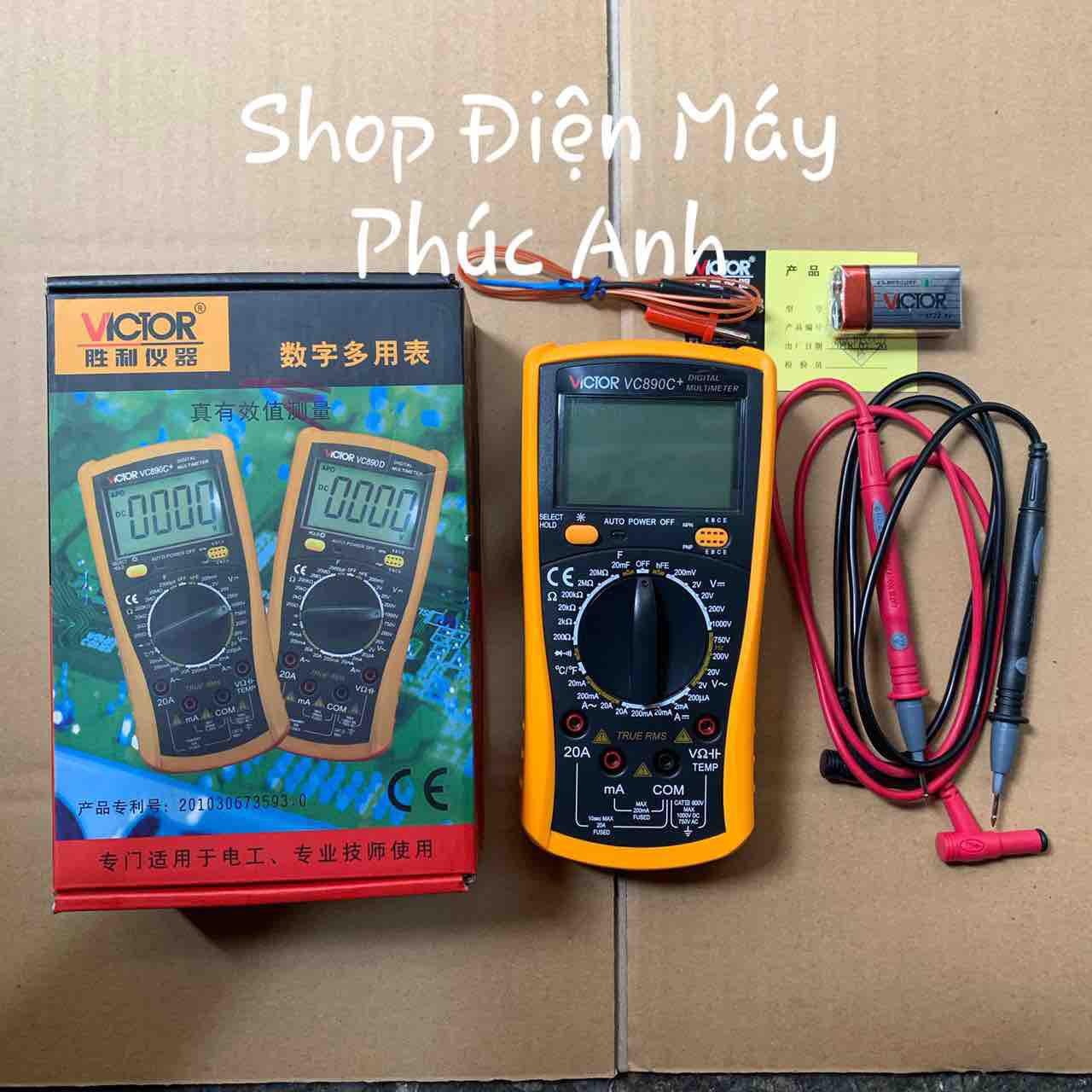 Đồng Hồ Đa Năng Vom VICTOR VC809+