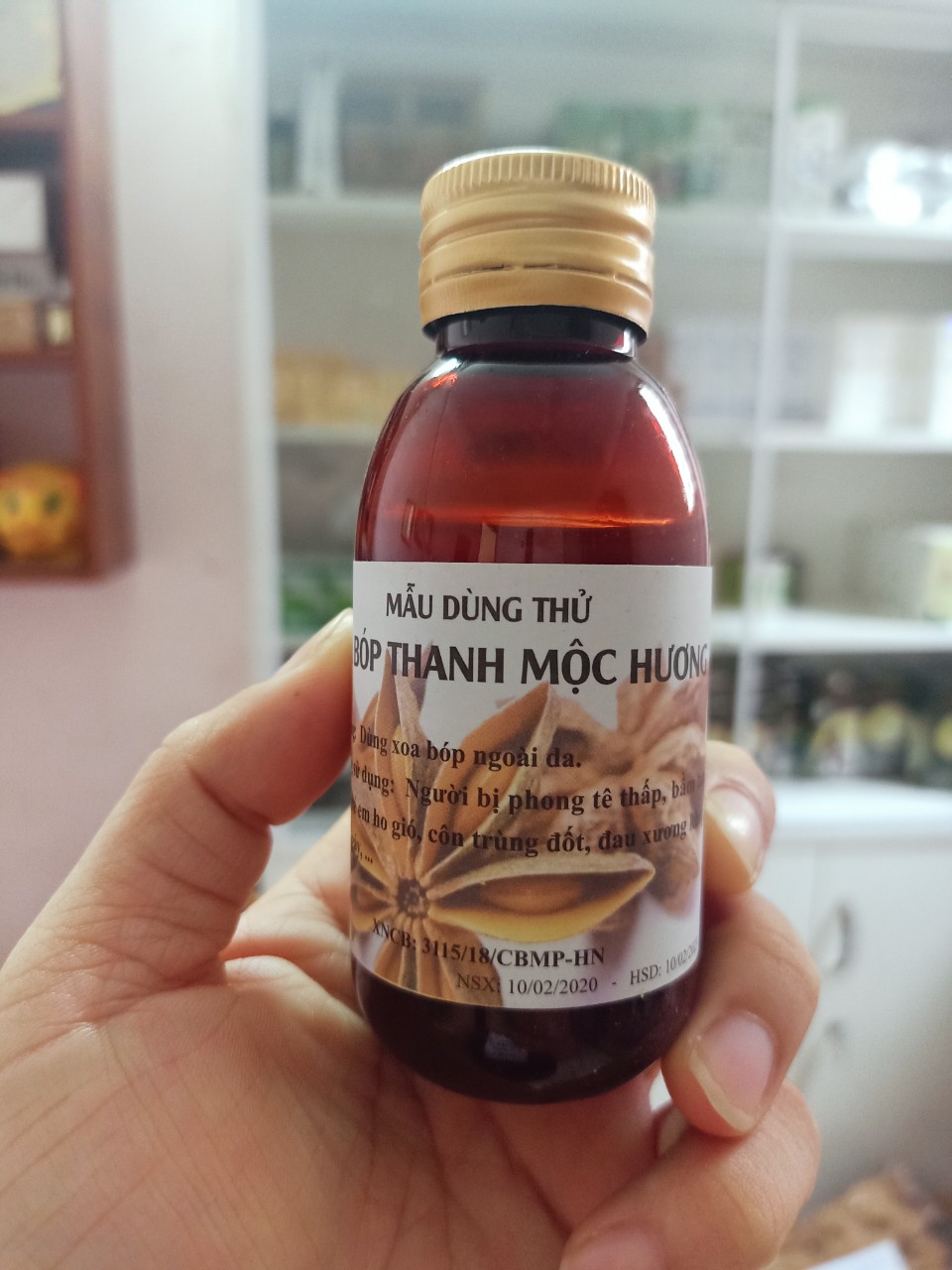 [ Hà Nội] Thảo Dược Xoa Bóp Dân Tộc Dao Thanh Mộc Hương 100ml [Thanh Mộc Hương Hà Nội]